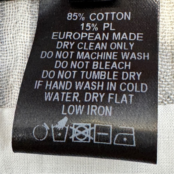 77 Striped Cotton Blend Zip Front Dress Jacket Women’s 6 - Picture 6 of 7